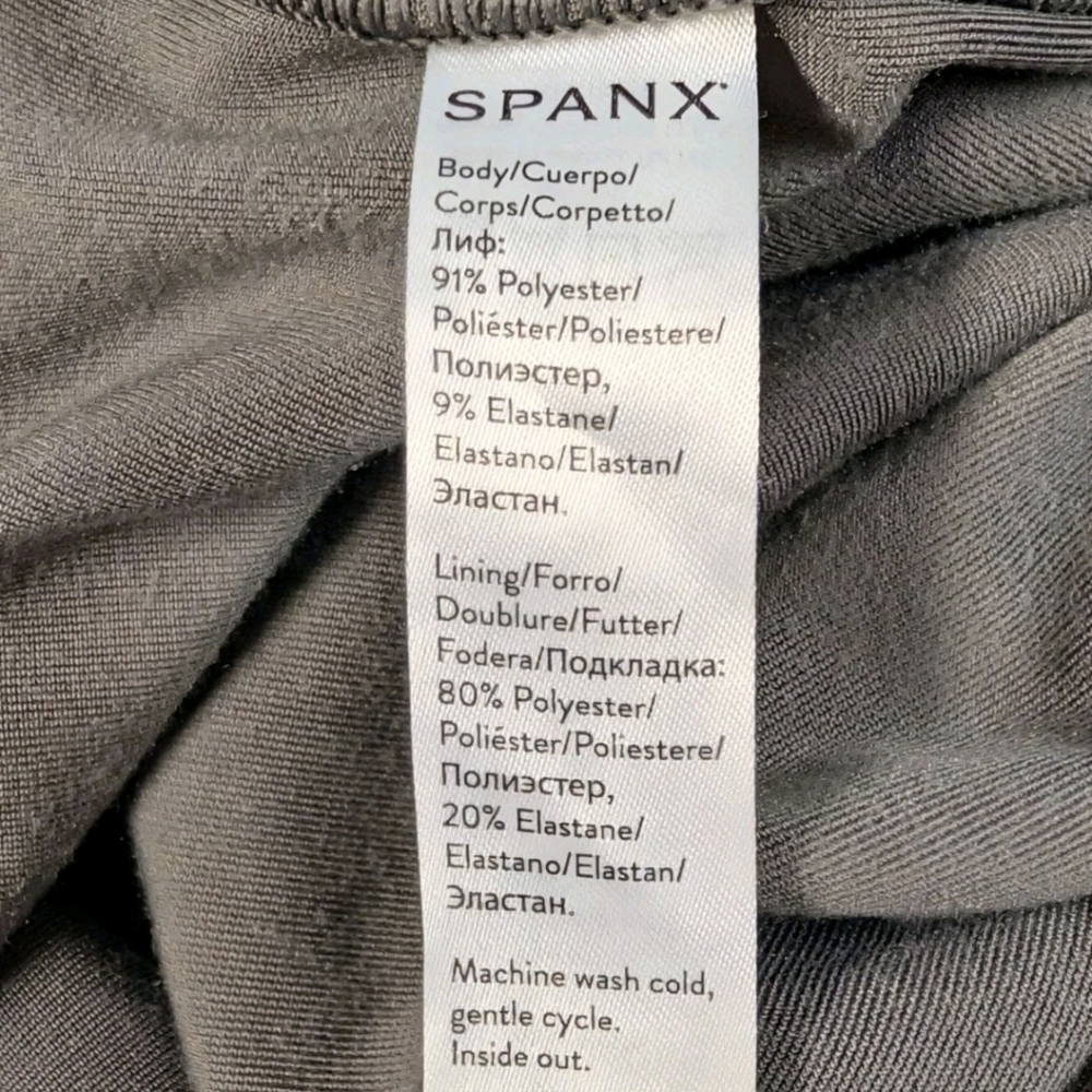 Spanx Velvet Leggings Pull On Women’s 2XL Gray Stretch (Inseam 29) - Picture 7 of 8